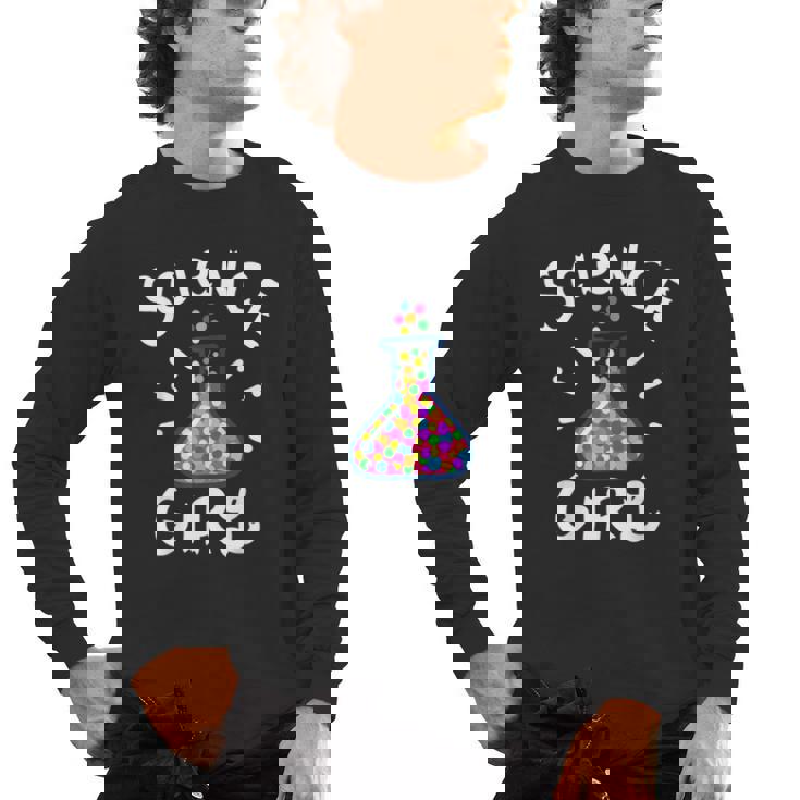 Science Girl Chemistry Biology Student Teacher Men&#x27;s Long Sleeve T-Shirt