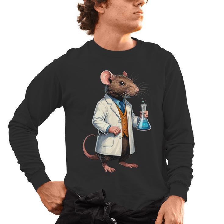 Science Rat Lab Science Scientist Mouse Teacher Chemistry Men's Long Sleeve T-Shirt