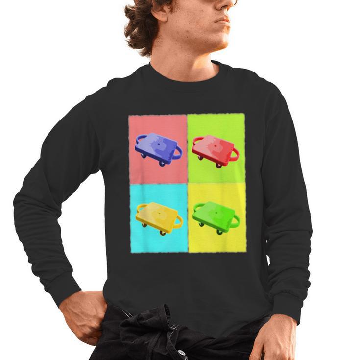Scooter Physical Education PE Gym Teacher Men's Long Sleeve T-Shirt