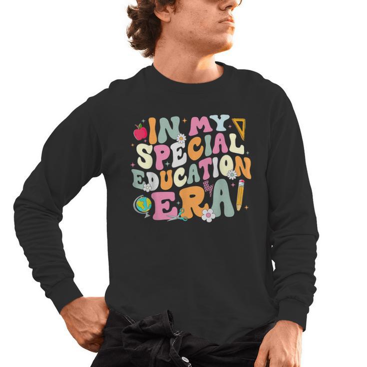 Special Education Teacher Era Inspirational SPED ABA Autism Men's Long Sleeve T-Shirt
