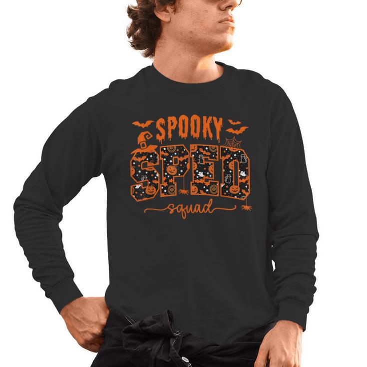 Sped Squad Team Special Education Teacher Halloween Men's Long Sleeve T-Shirt, trending gift Sped Squad Team Special Education Teacher Halloween Men's Long Sleeve T-Shirt, trending gift
