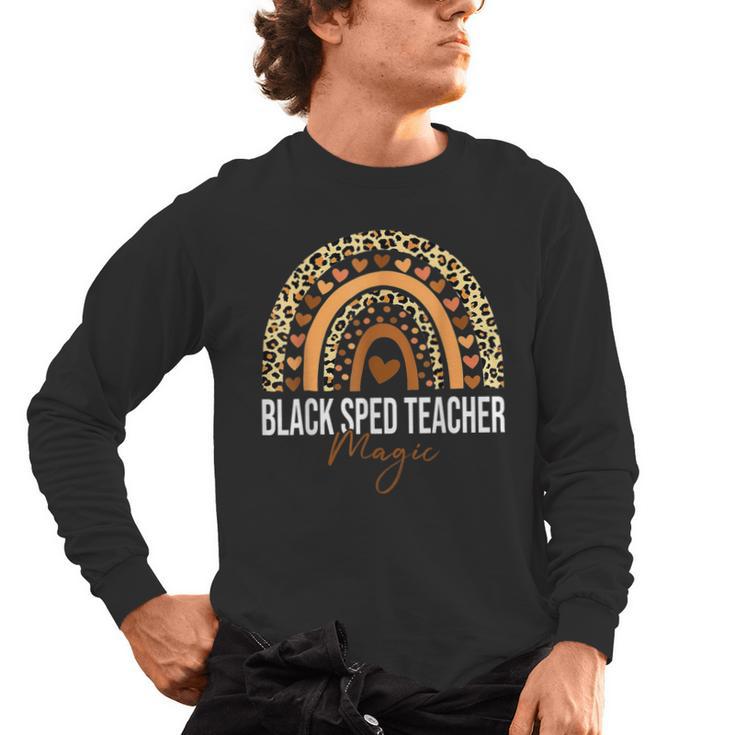 SPED Teacher Teacher Educator Magic Africa Proud Men's Long Sleeve T-Shirt