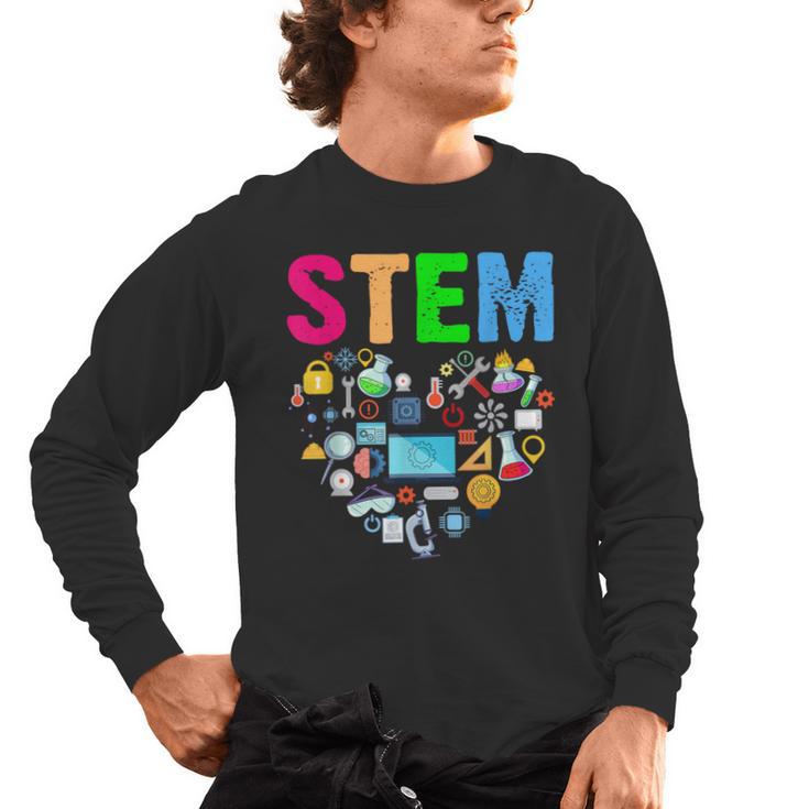 STEM Science Technology Engineering Math Teacher Men's Long Sleeve T-Shirt