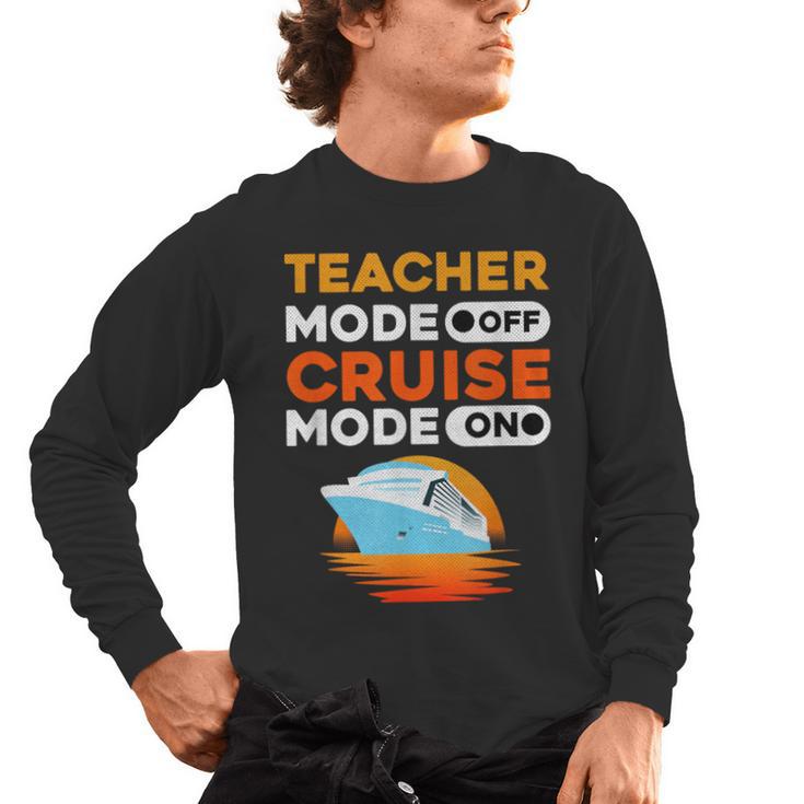 Teacher Cruise Shirt Cruise Mode Men Women Men's Long Sleeve T-Shirt