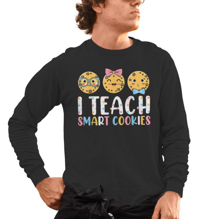 Teacher I Teach Smart Cookies For Men Women Kids Men's Long Sleeve T-Shirt