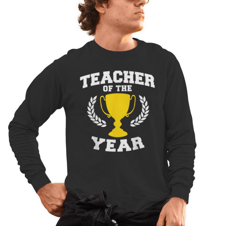 Teacher Of The Year For Men Women Men's Long Sleeve T-Shirt