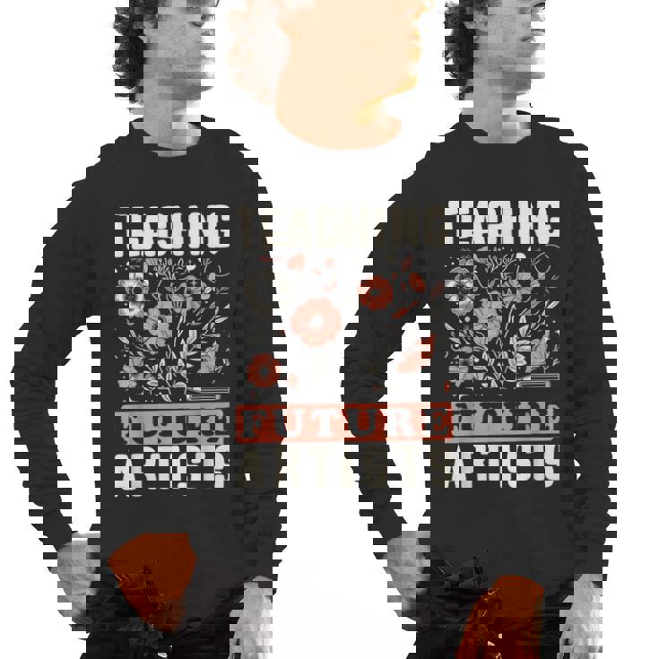 Teaching Future Artists For Art Teachers And Lovers For Men Women Girls Kids Men&#x27;s Long Sleeve T-Shirt