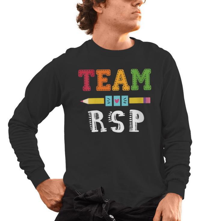 Team RSP RSP Teacher Kindergarten Teacher Men's Long Sleeve T-Shirt