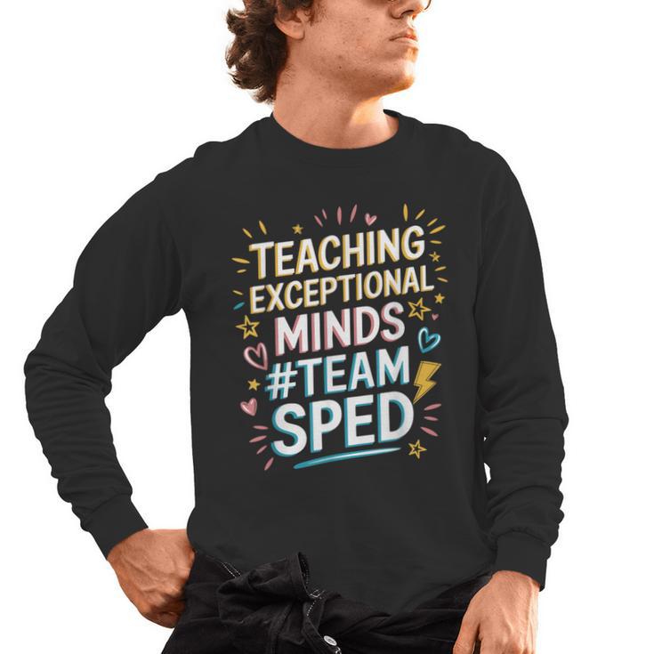 Team Sped Sped Teacher Special Education Teacher Team Men's Long Sleeve T-Shirt