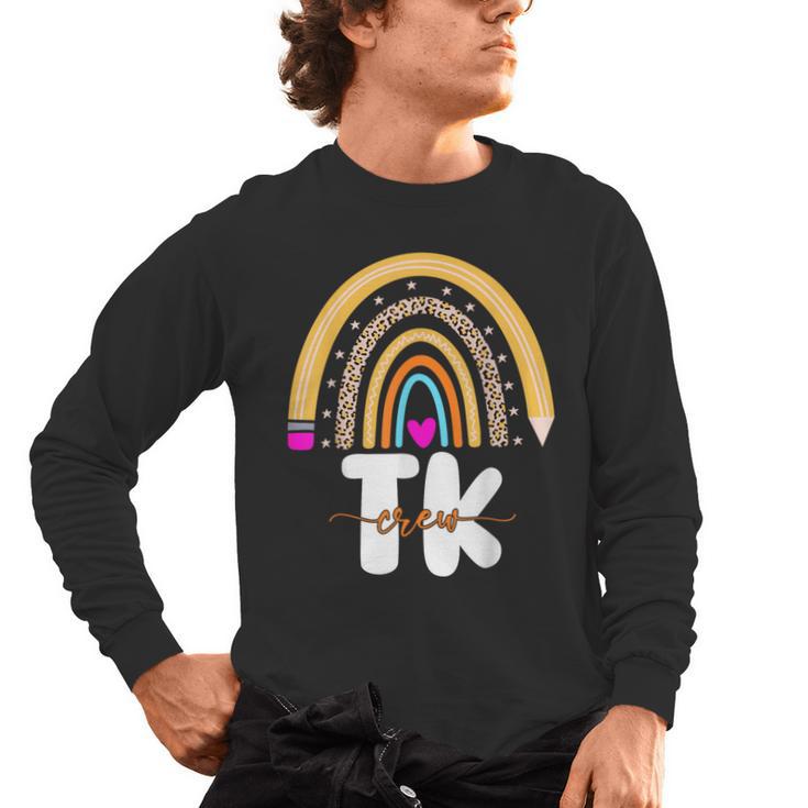 Team TK Transitional Kindergaten TK Crew Squad Teacher Kids Men's Long Sleeve T-Shirt
