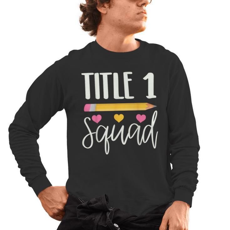 Title 1 Reading Teacher Shirt Men's Long Sleeve T-Shirt