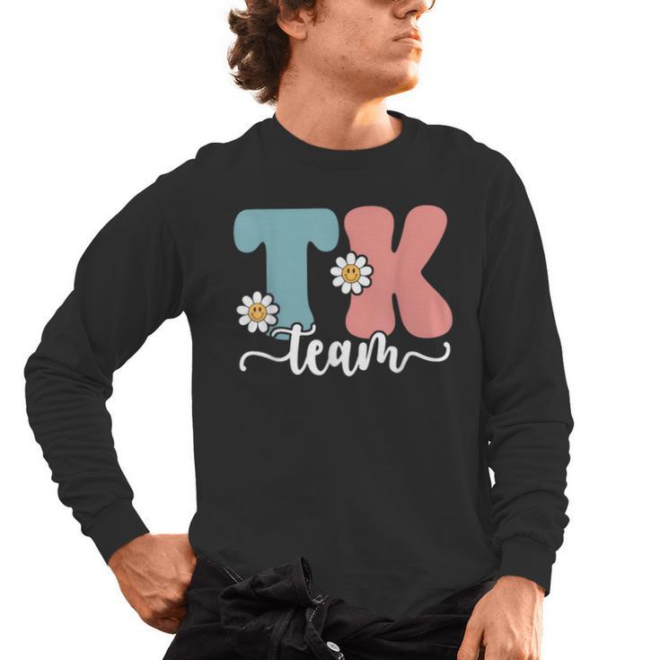 TK Team Back To School Teachers Students Team TK Men's Long Sleeve T-Shirt