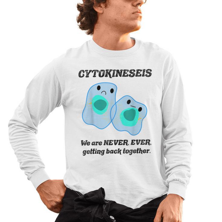 Biology T Shirts Science Biology Teacher Idea Men's Long Sleeve T-Shirt