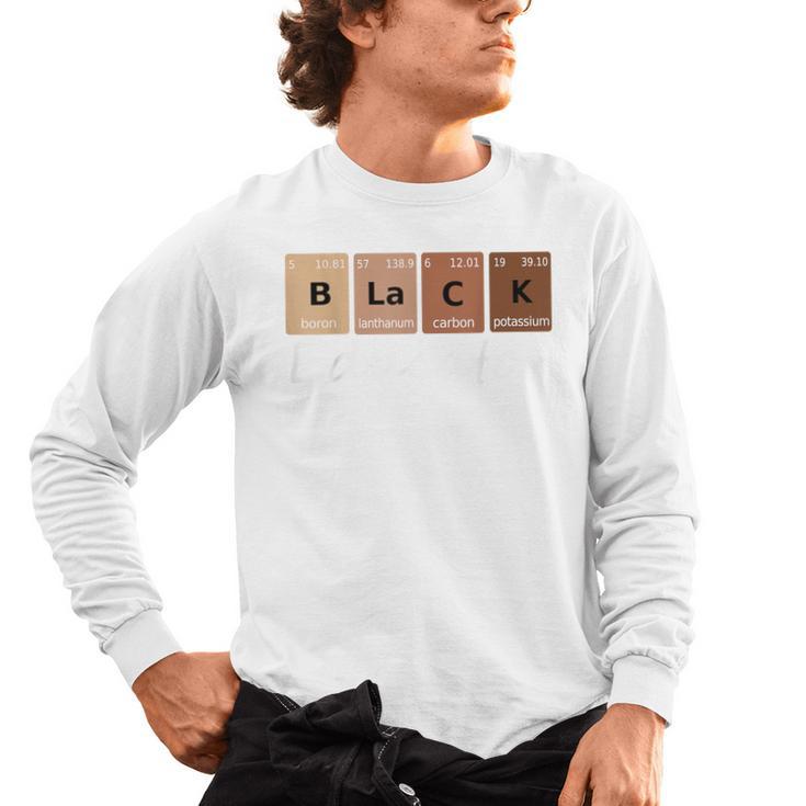 Educator Science Teacher Melanin Educator Science Men's Long Sleeve T-Shirt