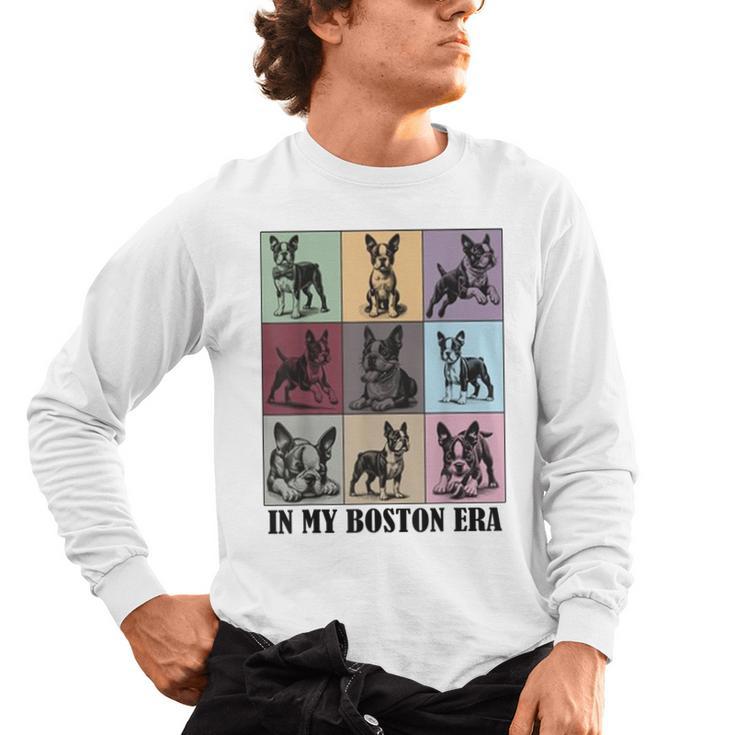 Funny Boston Terrier Quote In My Boston Terrier Era Cool Dog Men Women Men's Long Sleeve T-Shirt