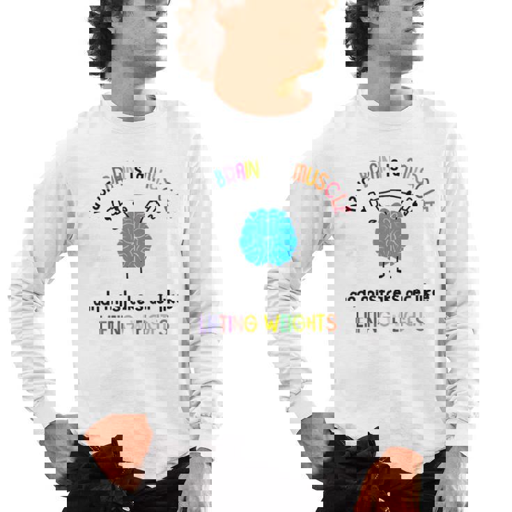 Growth Mindset Tee Teacher Quotes Men Women Kids Men&#x27;s Long Sleeve T-Shirt