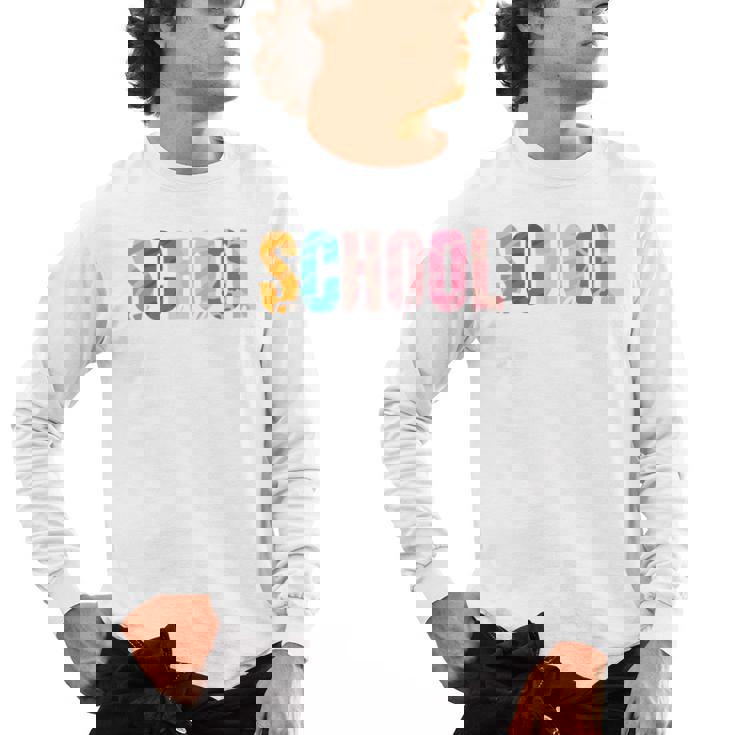 School Psychologist Rainbow Psychology Teacher Men&#x27;s Long Sleeve T-Shirt