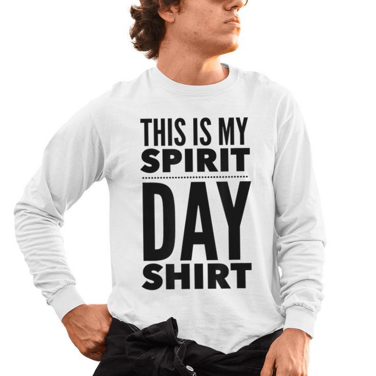 School Teacher Spirit Day Costume For Men Women Men's Long Sleeve T-Shirt
