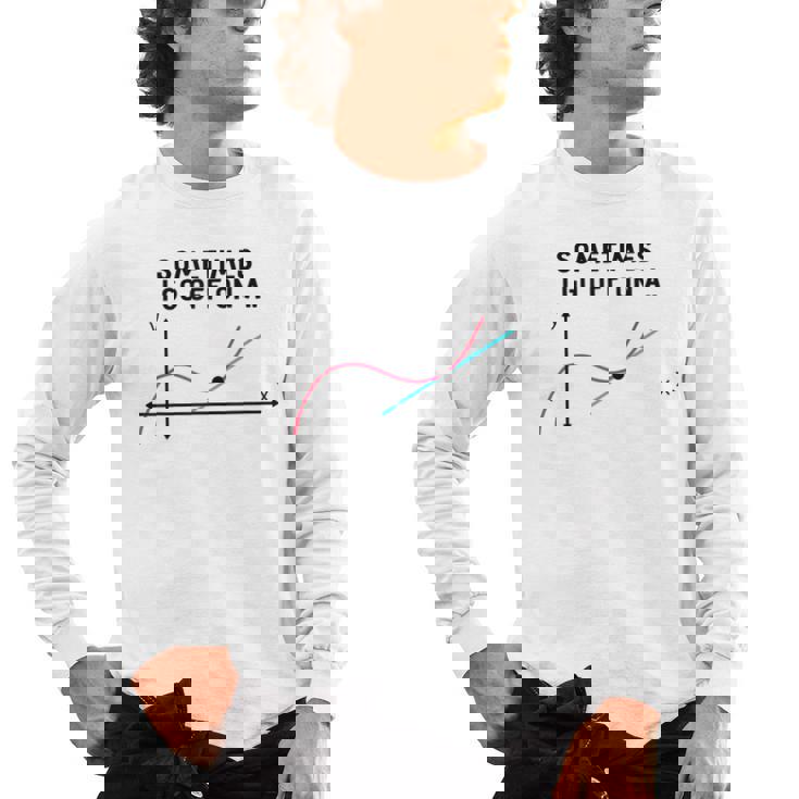 Sometimes I Go Off On a Tangent Math Teacher T Shirts Men Women Girls Kids Men&#x27;s Long Sleeve T-Shirt