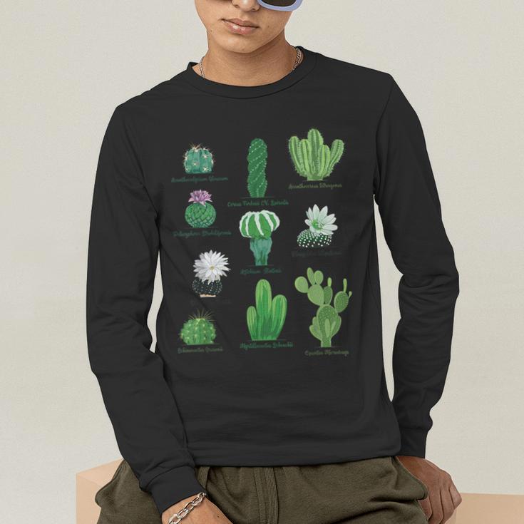10 Types Of Cactus Succulent Teacher Chart Cactus Lover Tee Men's Long Sleeve T-Shirt, funny gift 10 Types Of Cactus Succulent Teacher Chart Cactus Lover Tee Men's Long Sleeve T-Shirt, funny gift