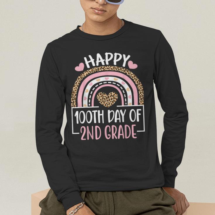 100th Day Of 2nd Grade 100 Days Of School Teacher Men's Long Sleeve T-Shirt, funny gift 100th Day Of 2nd Grade 100 Days Of School Teacher Men's Long Sleeve T-Shirt, funny gift