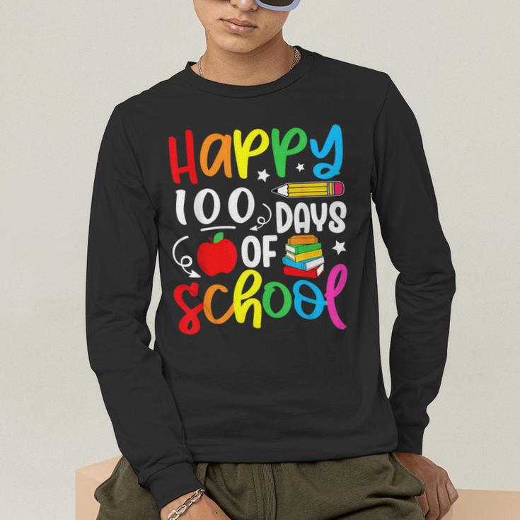 100th Day Of School Teachers Kids Girls Child Happy 100 Days Men's Long Sleeve T-Shirt, funny gift 100th Day Of School Teachers Kids Girls Child Happy 100 Days Men's Long Sleeve T-Shirt, funny gift