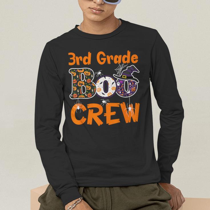 3rd Grade Boo Crew Halloween Teachers Students Costume Men's Long Sleeve T-Shirt, funny gift 3rd Grade Boo Crew Halloween Teachers Students Costume Men's Long Sleeve T-Shirt, funny gift