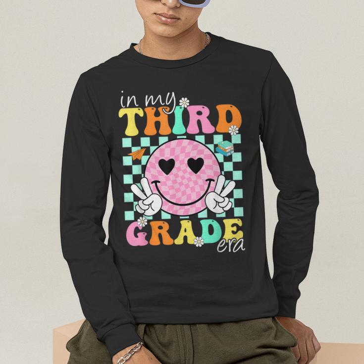 In My 3rd Grade Era Back To School Smile Face Teacher Kid Men's Long Sleeve T-Shirt, funny gift In My 3rd Grade Era Back To School Smile Face Teacher Kid Men's Long Sleeve T-Shirt, funny gift