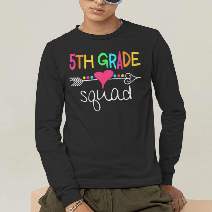 5th Grade Squad Fifth Teacher Student Team Back To School Men's Long Sleeve T-Shirt, funny gift 5th Grade Squad Fifth Teacher Student Team Back To School Men's Long Sleeve T-Shirt, funny gift