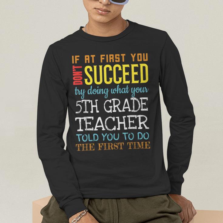 5th Grade Teacher Appreciation Men's Long Sleeve T-Shirt, funny gift 5th Grade Teacher Appreciation Men's Long Sleeve T-Shirt, funny gift