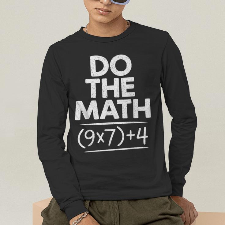 6 7 Six Seven Math Teacher Gen Z Alpha Meme Slang Boys Girls Men's Long Sleeve T-Shirt, funny gift