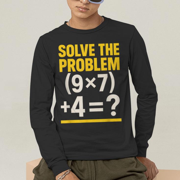 67 Meme Math Teacher School 6-7 Brain Rot Six Seven Men's Long Sleeve T-Shirt, funny gift 67 Meme Math Teacher School 6-7 Brain Rot Six Seven Men's Long Sleeve T-Shirt, funny gift