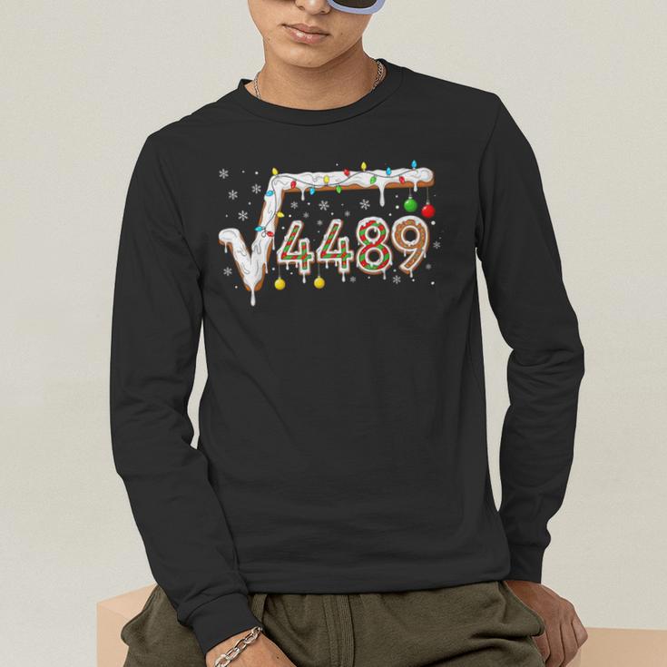 67 Meme Square Root 4489 Slang Math Teacher Christmas Men's Long Sleeve T-Shirt, funny gift 67 Meme Square Root 4489 Slang Math Teacher Christmas Men's Long Sleeve T-Shirt, funny gift
