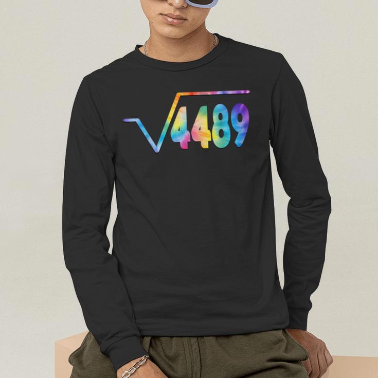 67 Meme Square Root 4489 Slang Math Teacher Tie Dye Men's Long Sleeve T-Shirt, funny gift 67 Meme Square Root 4489 Slang Math Teacher Tie Dye Men's Long Sleeve T-Shirt, funny gift