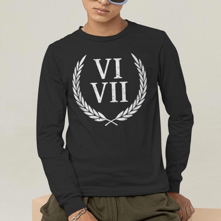 67 Roman Numerals Meme History Teacher Vintage History Men's Long Sleeve T-Shirt, funny gift 67 Roman Numerals Meme History Teacher Vintage History Men's Long Sleeve T-Shirt, funny gift