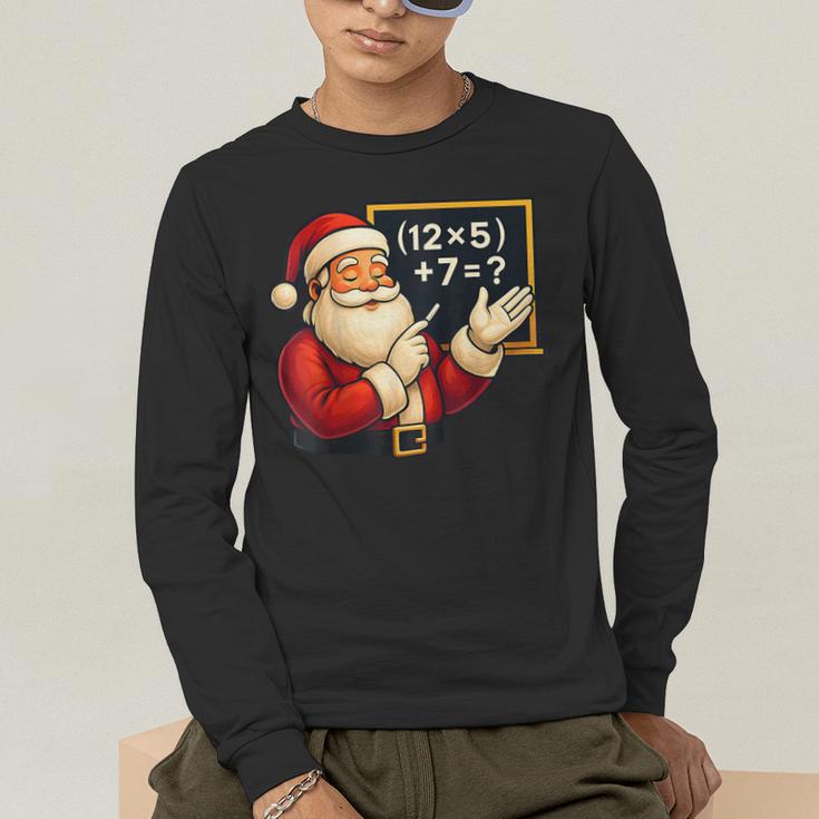 67 Teacher Santa Christmas Six Seven Meme Math Xmas Men's Long Sleeve T-Shirt, funny gift 67 Teacher Santa Christmas Six Seven Meme Math Xmas Men's Long Sleeve T-Shirt, funny gift