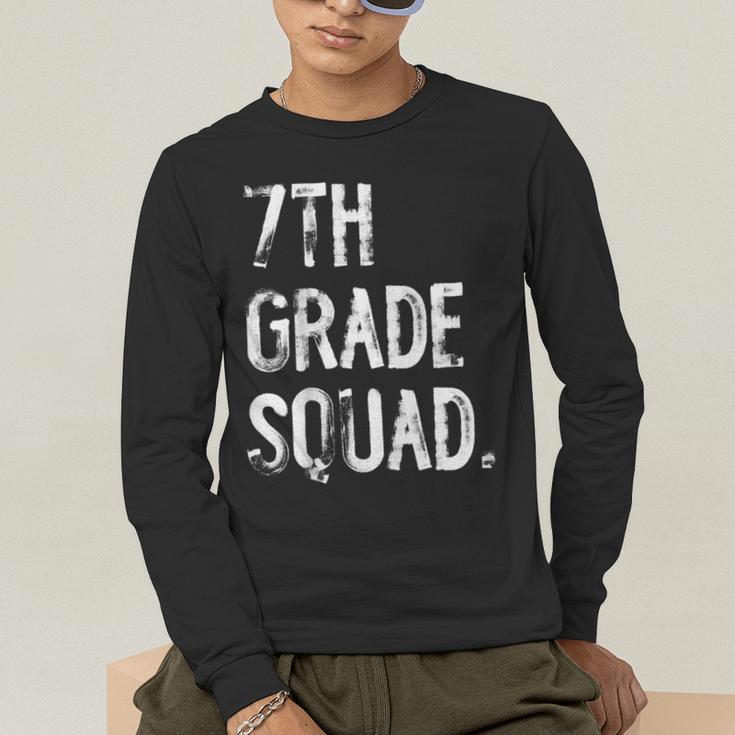 7th Grade Squad Back To School Student Teacher Men's Long Sleeve T-Shirt, funny gift 7th Grade Squad Back To School Student Teacher Men's Long Sleeve T-Shirt, funny gift