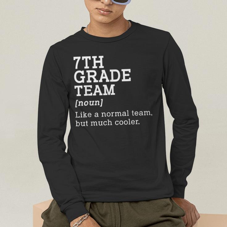 7th Grade Team Back To School Teacher Seventh Grade Team Men's Long Sleeve T-Shirt, funny gift 7th Grade Team Back To School Teacher Seventh Grade Team Men's Long Sleeve T-Shirt, funny gift