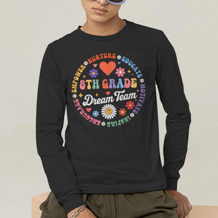 8th Grade Dream Team Eighth Grade Teacher Kid Back To School Men's Long Sleeve T-Shirt, funny gift 8th Grade Dream Team Eighth Grade Teacher Kid Back To School Men's Long Sleeve T-Shirt, funny gift