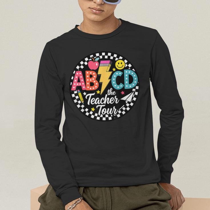 ABCD The Teacher Tour Back To School First Day Of School Men's Long Sleeve T-Shirt, funny gift ABCD The Teacher Tour Back To School First Day Of School Men's Long Sleeve T-Shirt, funny gift
