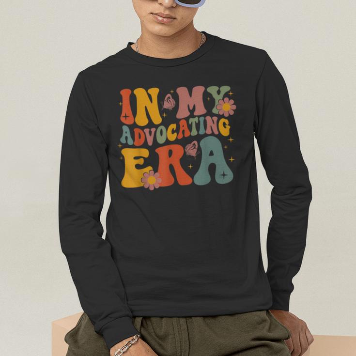 In My Advocating Era Advocate Autism Awareness Sped Teacher Men Women Kids Men's Long Sleeve T-Shirt, funny gift