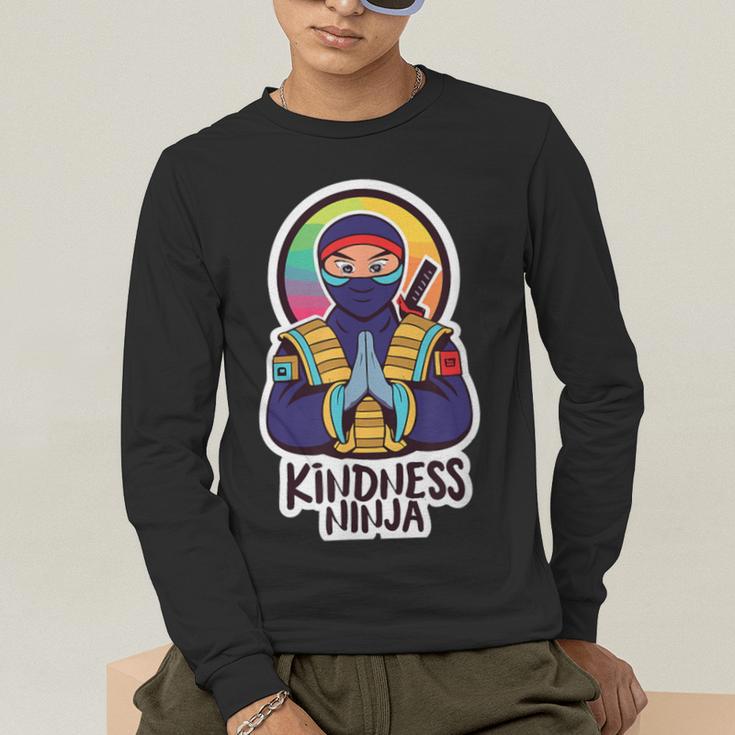 Anti Bullying Kindness Ninja School Teacher Student Men's Long Sleeve T-Shirt, funny gift Anti Bullying Kindness Ninja School Teacher Student Men's Long Sleeve T-Shirt, funny gift