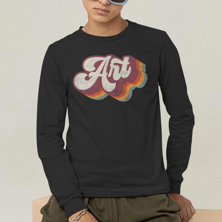 Art Teacher Back To School Men's Long Sleeve T-Shirt, funny gift