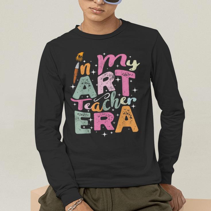 In My Art Teacher Era Teaching Future Artist Back To School Men's Long Sleeve T-Shirt, funny gift In My Art Teacher Era Teaching Future Artist Back To School Men's Long Sleeve T-Shirt, funny gift