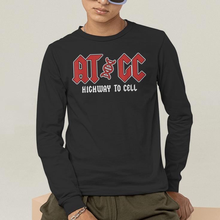ATGC Teacher Student Biology Men's Long Sleeve T-Shirt, funny gift ATGC Teacher Student Biology Men's Long Sleeve T-Shirt, funny gift