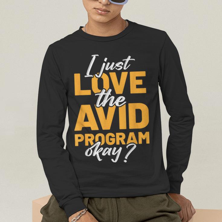 AVID Team Appreciation Essentials AVID Program Teacher Men's Long Sleeve T-Shirt, funny gift