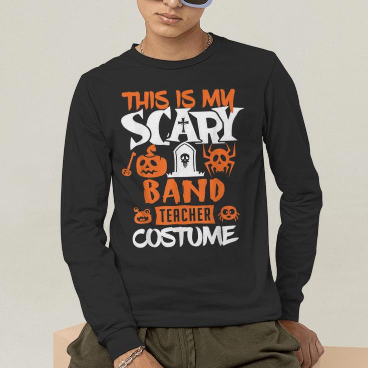 Band Teacher Halloween Shirt Costume School Marching Band For Men Women Men's Long Sleeve T-Shirt, funny gift Band Teacher Halloween Shirt Costume School Marching Band For Men Women Men's Long Sleeve T-Shirt, funny gift