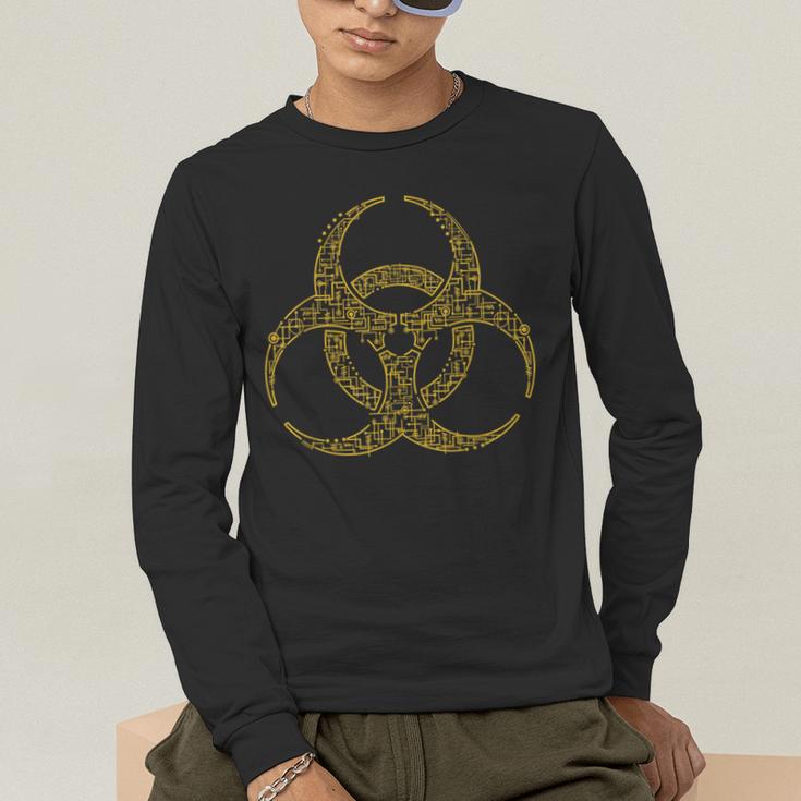Bioengineering Biology Teacher Toxic Symbol Biohazard For Men Women Girls Kids Men's Long Sleeve T-Shirt, funny gift Bioengineering Biology Teacher Toxic Symbol Biohazard For Men Women Girls Kids Men's Long Sleeve T-Shirt, funny gift