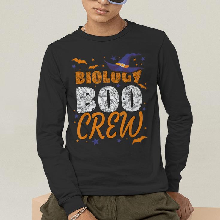Biology Boo Crew Halloween Biology Teacher Matching For Men Women Kids Men's Long Sleeve T-Shirt, funny gift Biology Boo Crew Halloween Biology Teacher Matching For Men Women Kids Men's Long Sleeve T-Shirt, funny gift