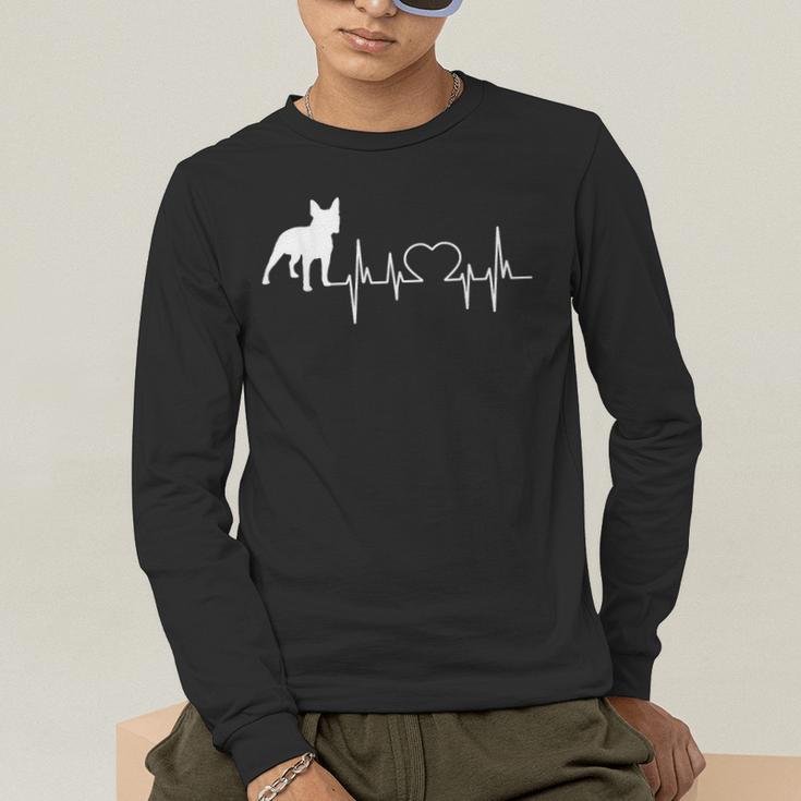 Boston Terrier Boston-Bulldog For Men Women Kids Men's Long Sleeve T-Shirt, funny gift